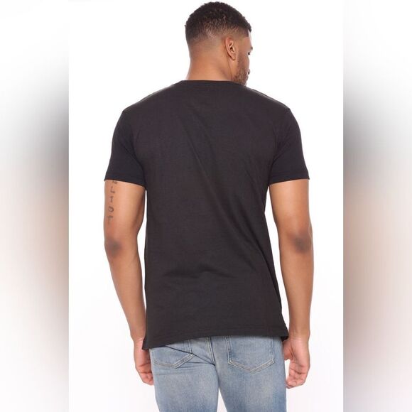 NWT Reason Brand Live Fast Short Sleeve Tee - Black - Picture 5 of 8